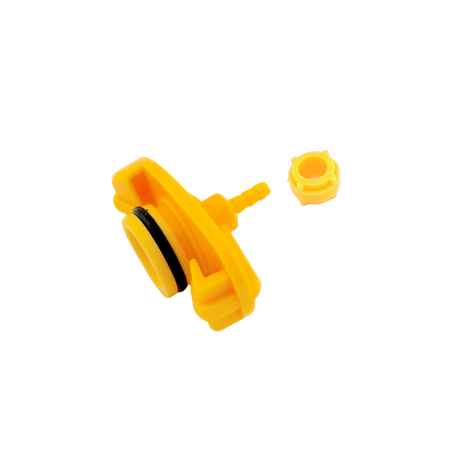 Industrial Syringe Barrel Pneumatic Adapter Head & Collet Locking Ring Set - 5cc 10cc 30cc 55cc